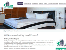 Tablet Screenshot of cityhotel-plauen.de